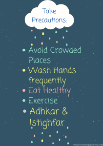 Take precautions poster